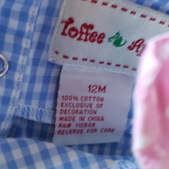 Toffee Apple Infant “MY FIRST EASTER” Size 12 Months - Picture 3 of 3